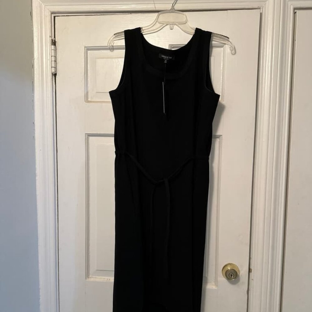 black evening dress